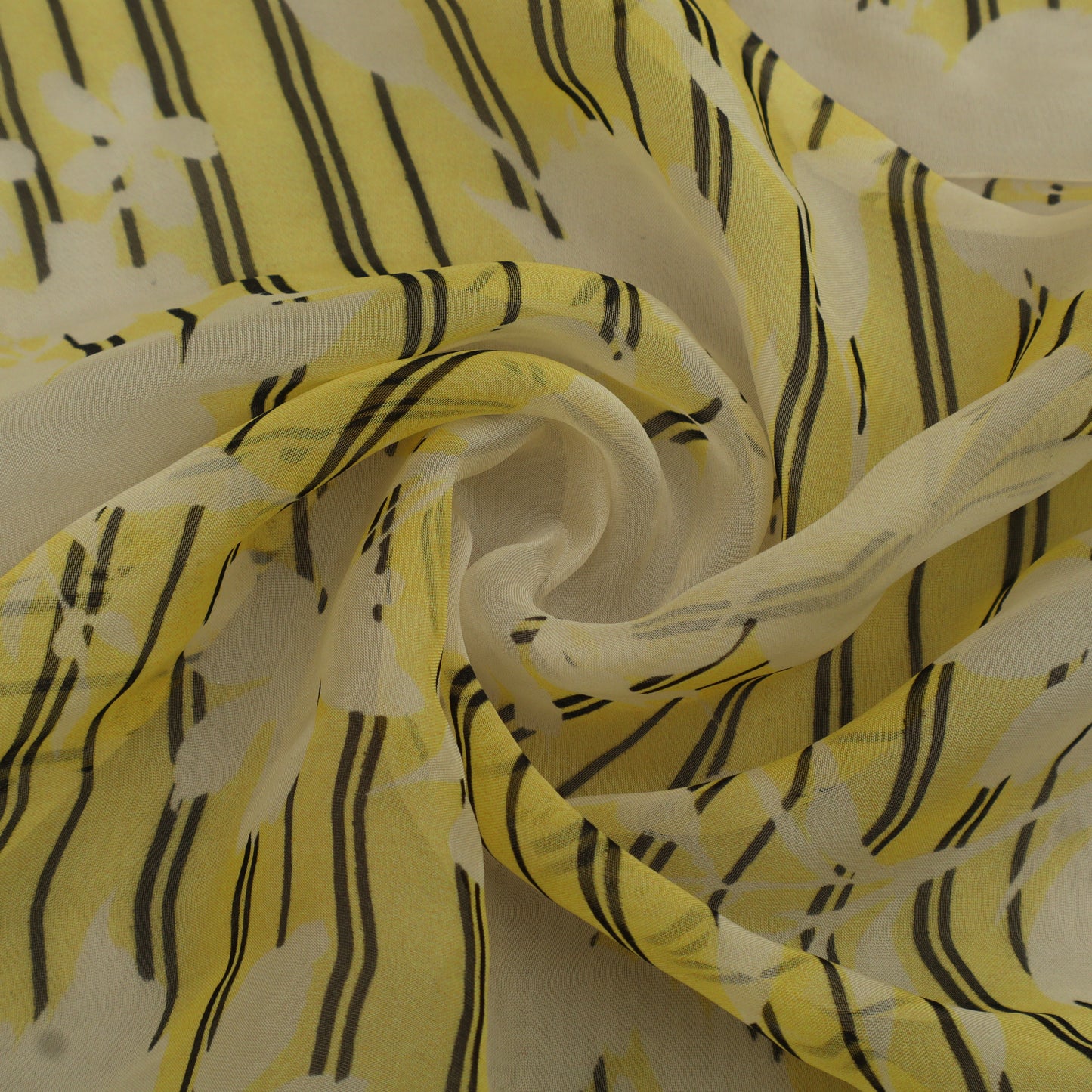 Multicolor Organza Print Fabric