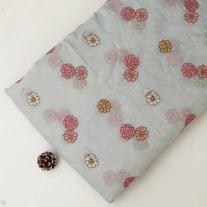 Chanderi Embroidery Fabric