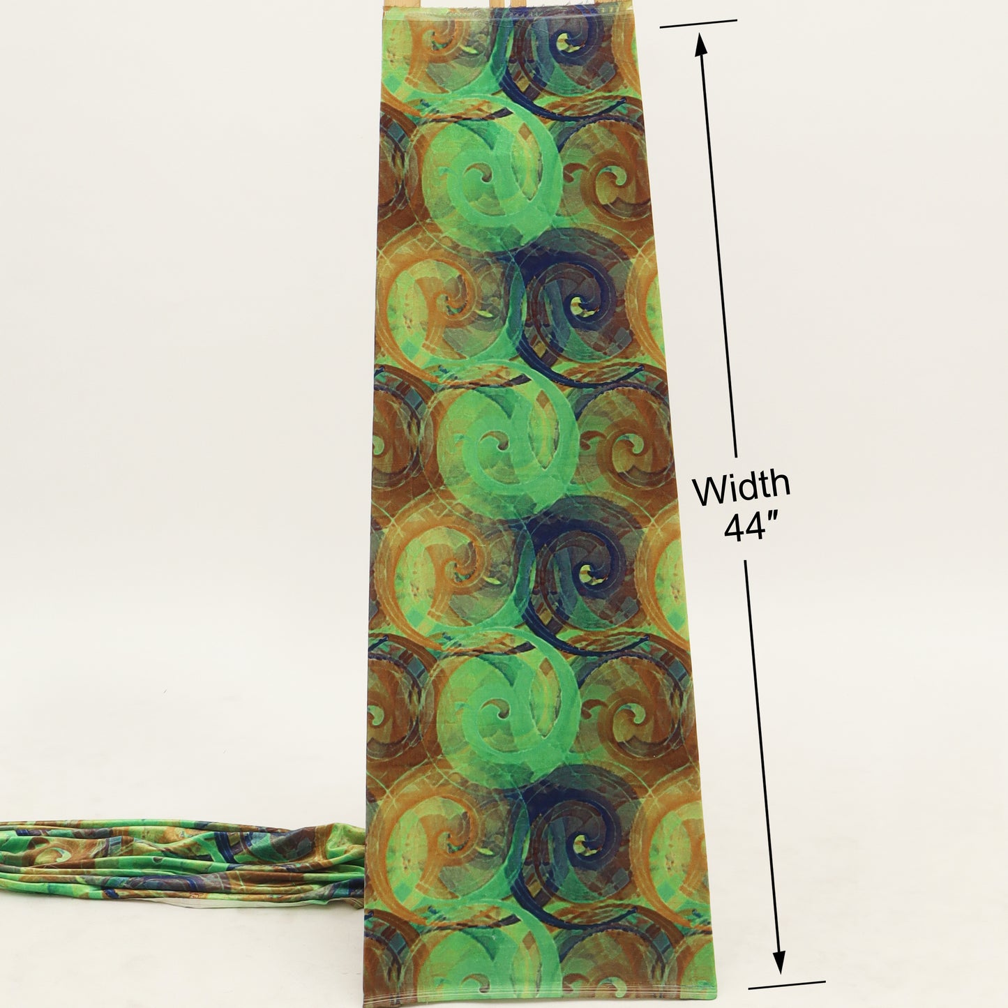 Abstract Velvet Print Fabric