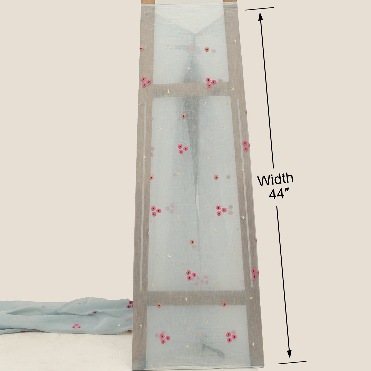 Chanderi Embroidery Fabric