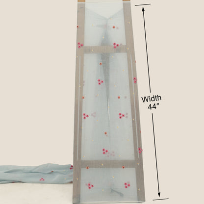 Chanderi Embroidery Fabric