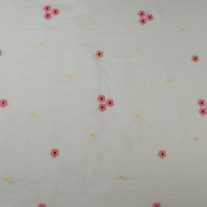 Chanderi Embroidery Fabric