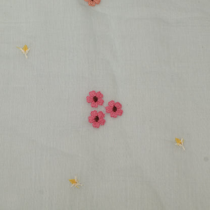 Chanderi Embroidery Fabric