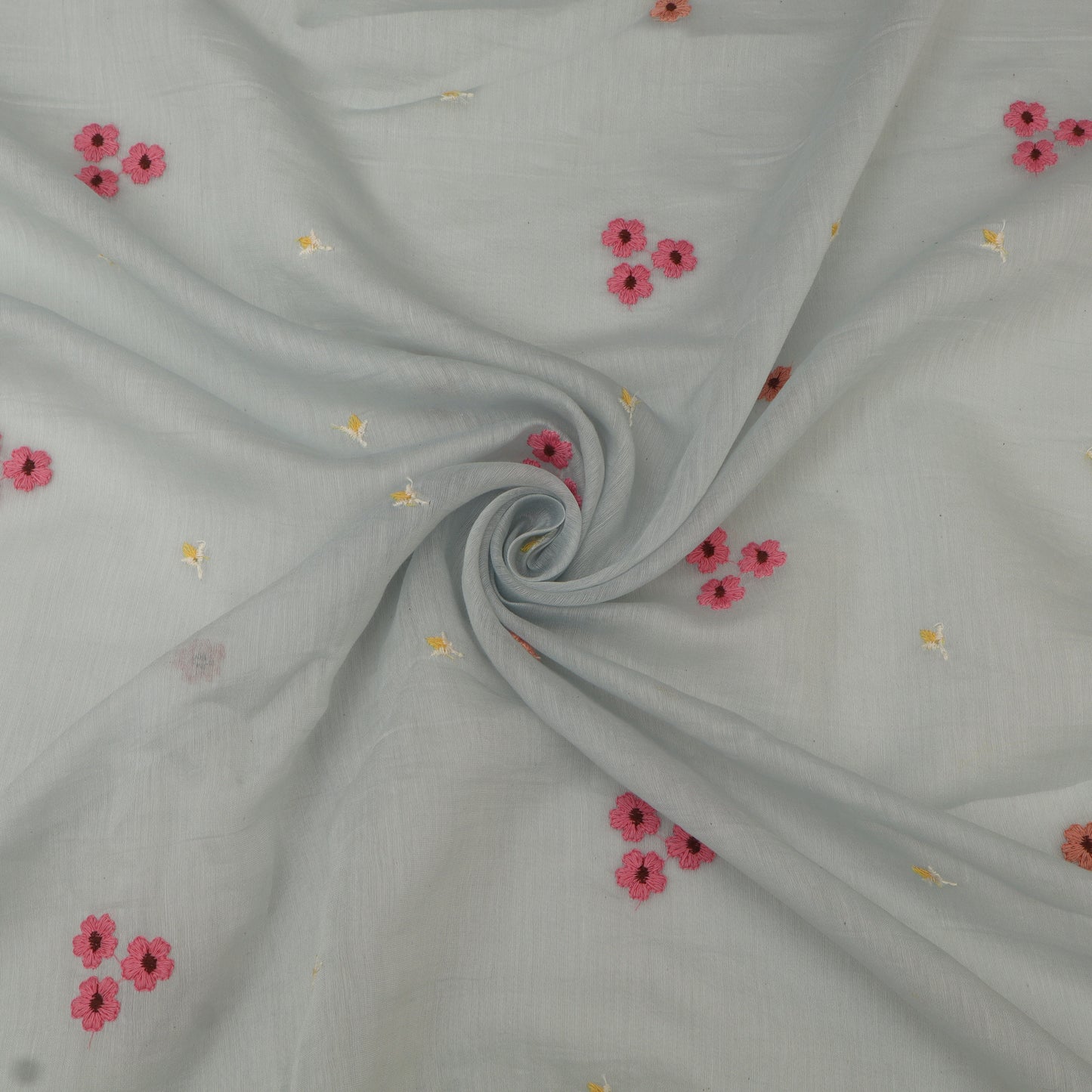 Chanderi Embroidery Fabric