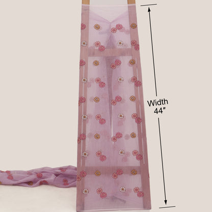 Chanderi Embroidery Fabric