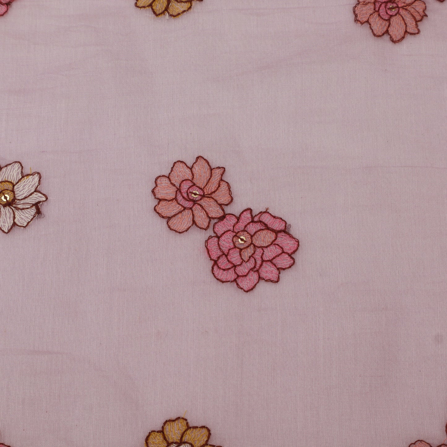 Chanderi Embroidery Fabric