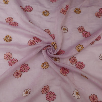 Chanderi Embroidery Fabric