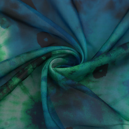 Multicolor Organza Print Fabric