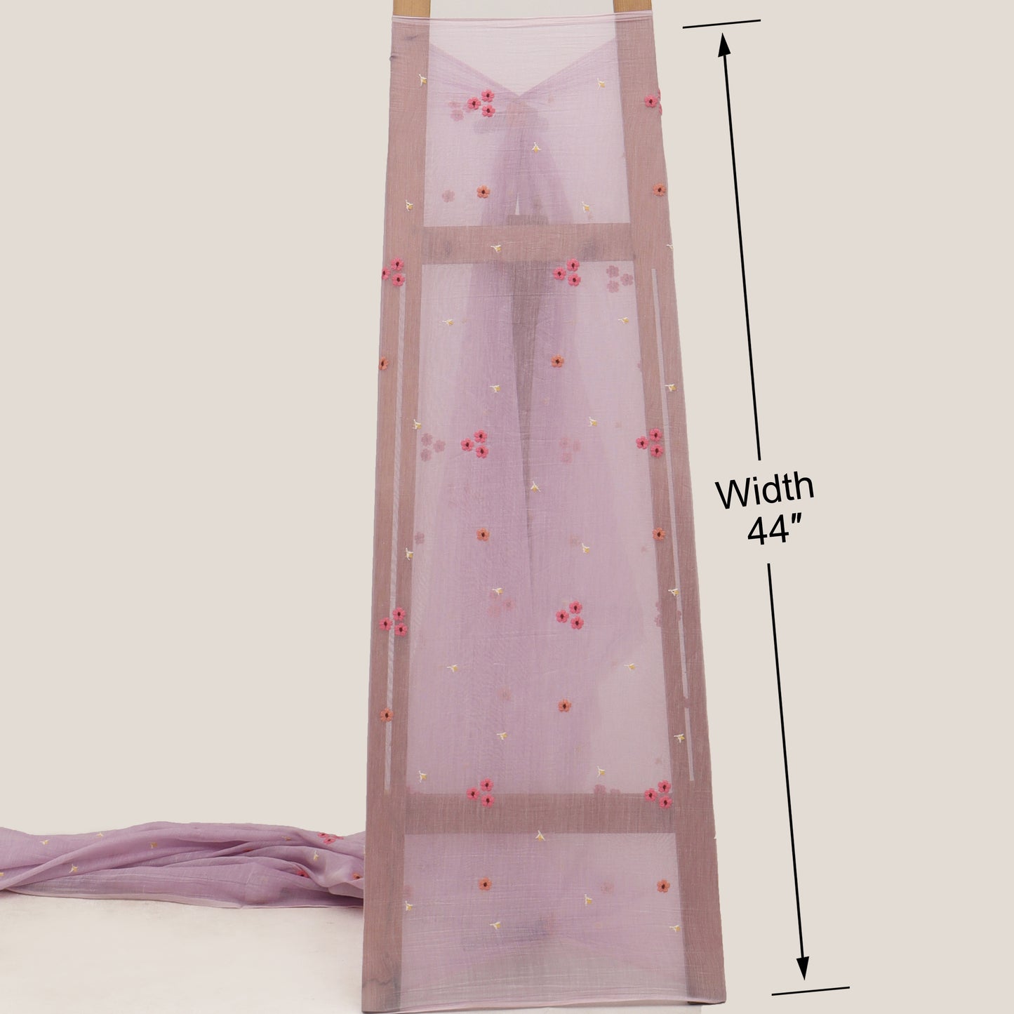 Chanderi Embroidery Fabric