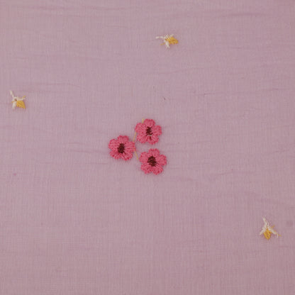 Chanderi Embroidery Fabric