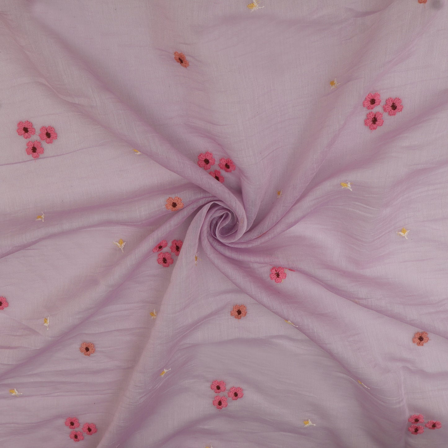 Chanderi Embroidery Fabric