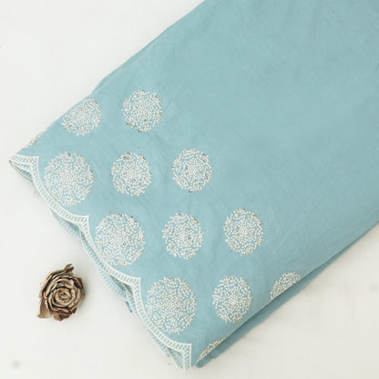 Cotton Border Embroidery Fabric