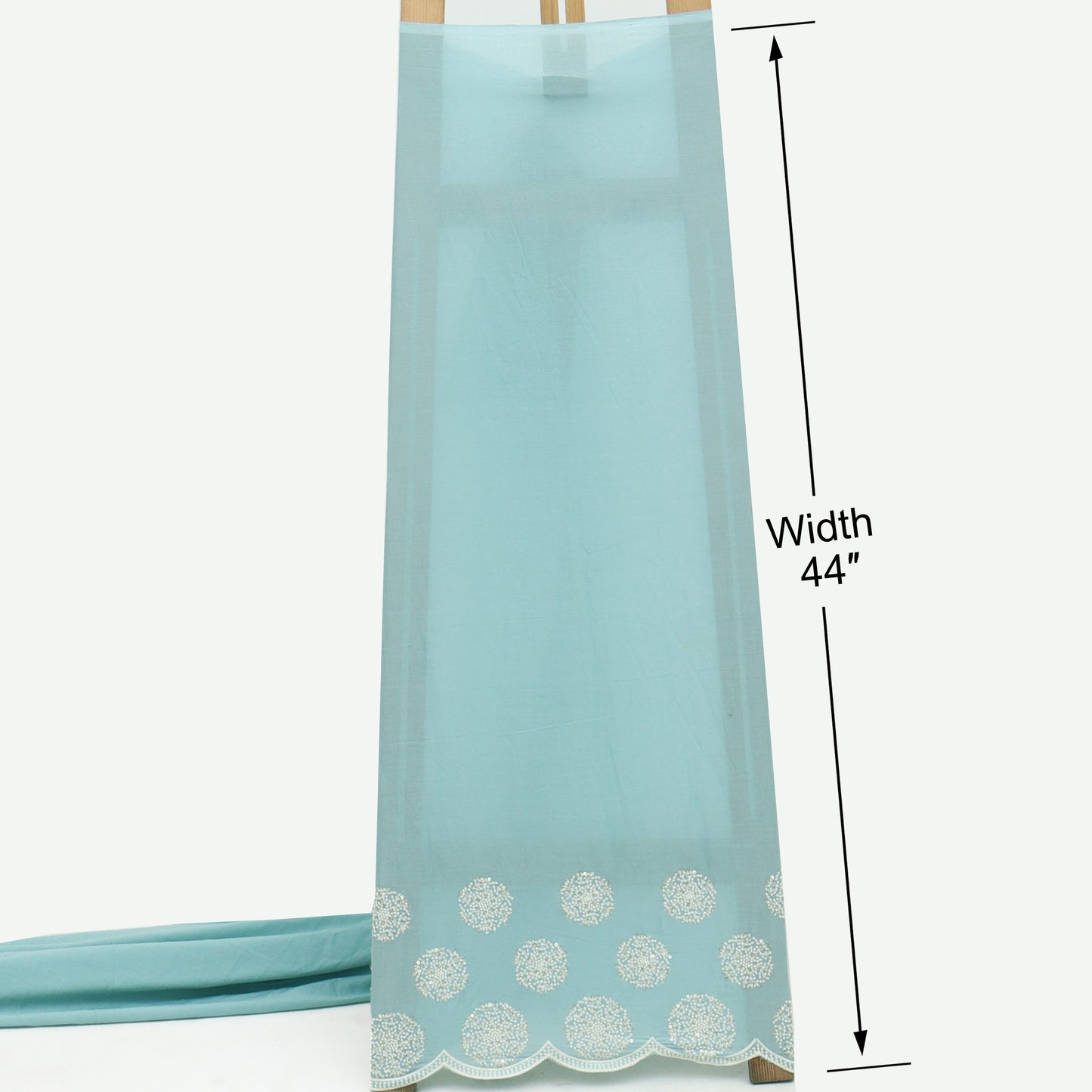 Cotton Border Embroidery Fabric