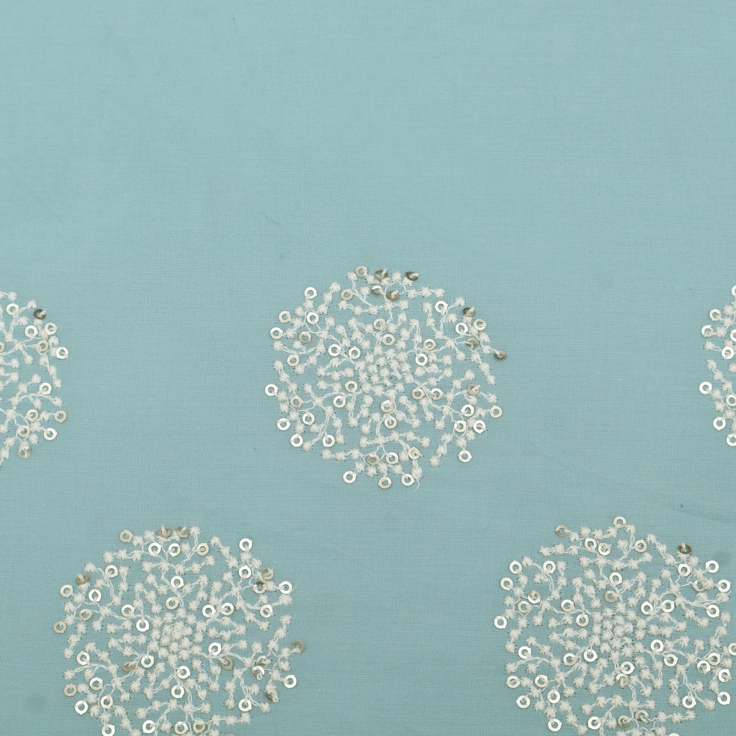 Cotton Border Embroidery Fabric