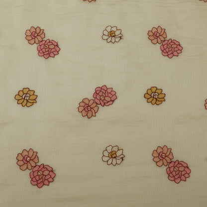 Chanderi Embroidery Fabric