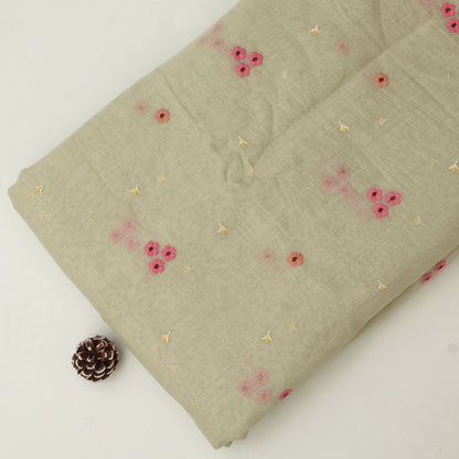Chanderi Embroidery Fabric