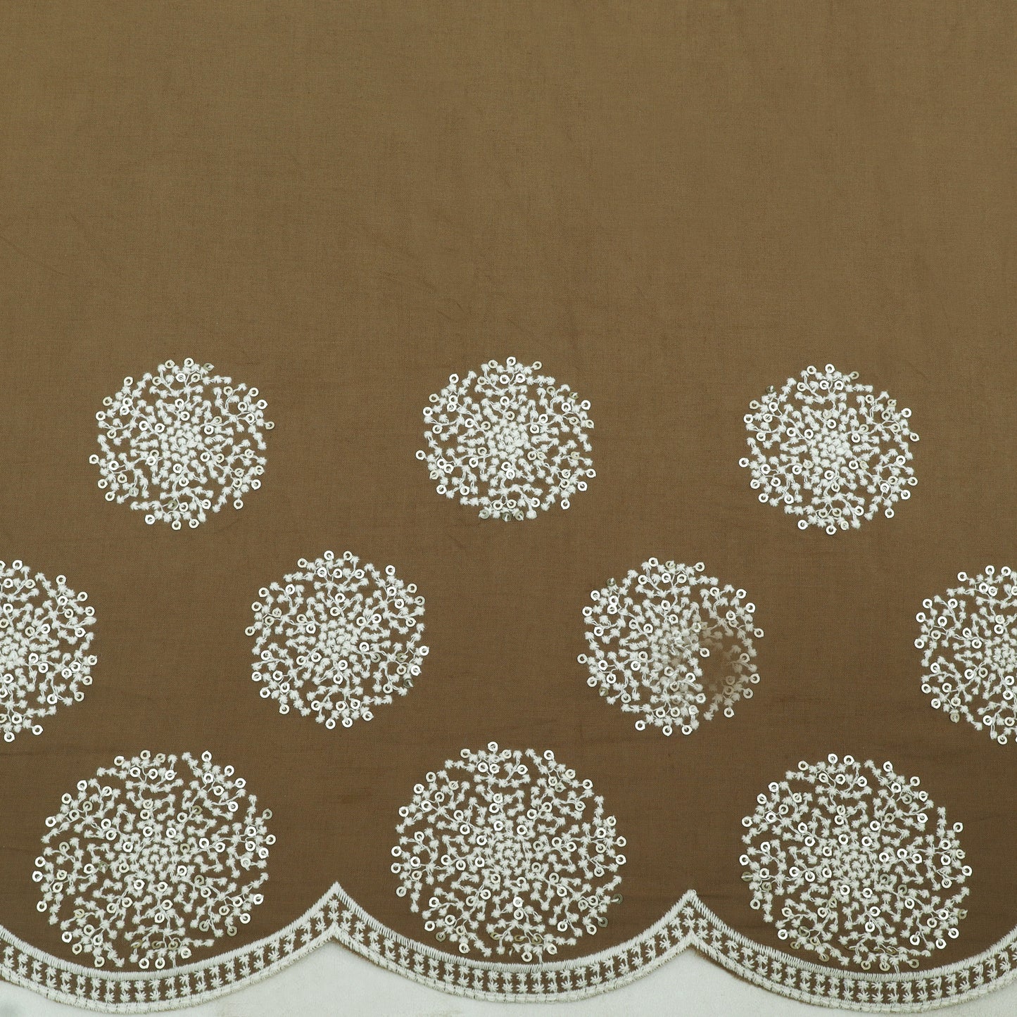 Cotton Border Embroidery Fabric