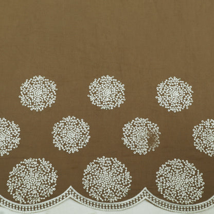 Cotton Border Embroidery Fabric