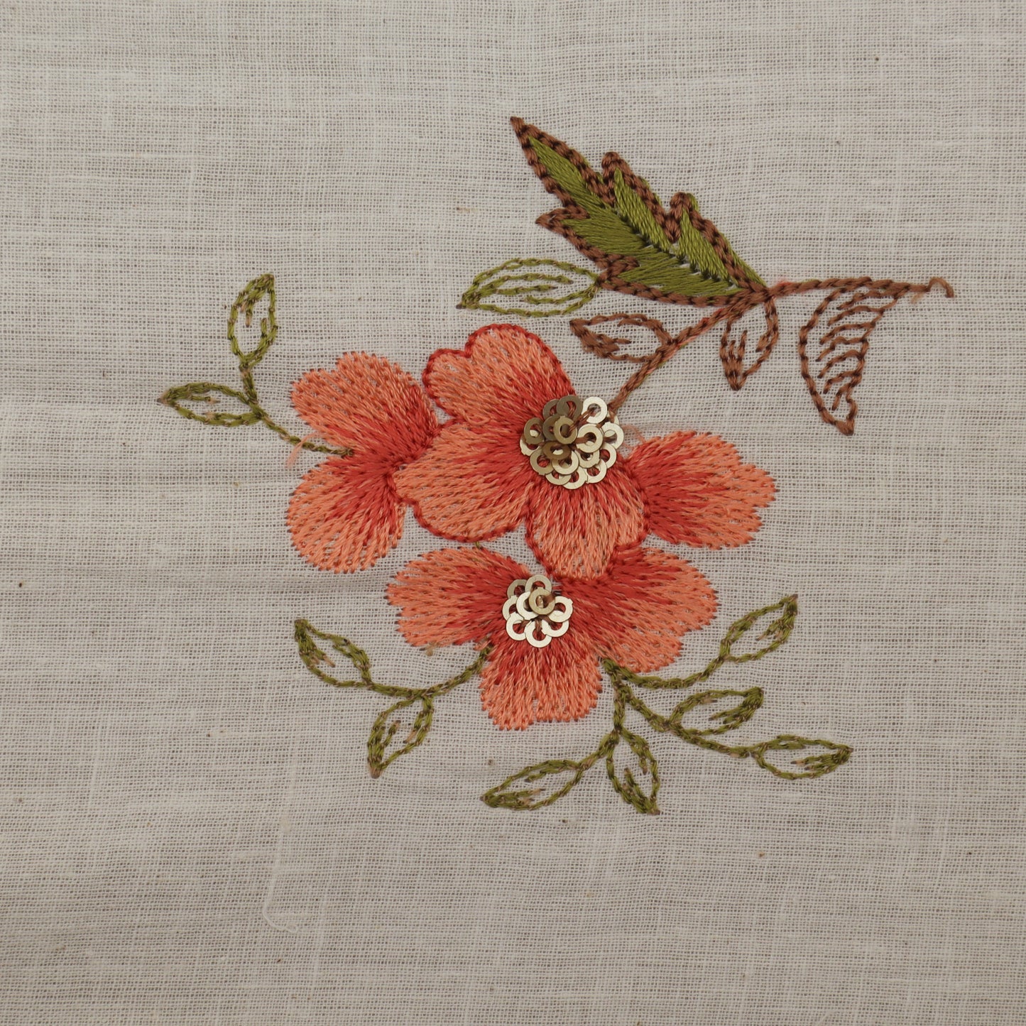 Colored Cotton Embroidery Fabric