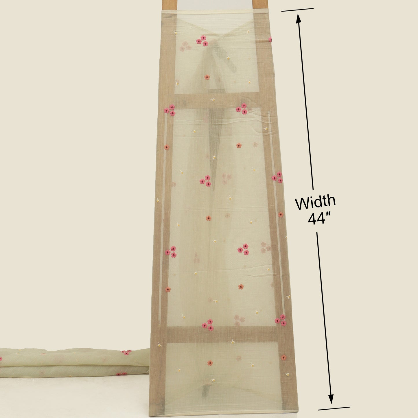 Chanderi Embroidery Fabric