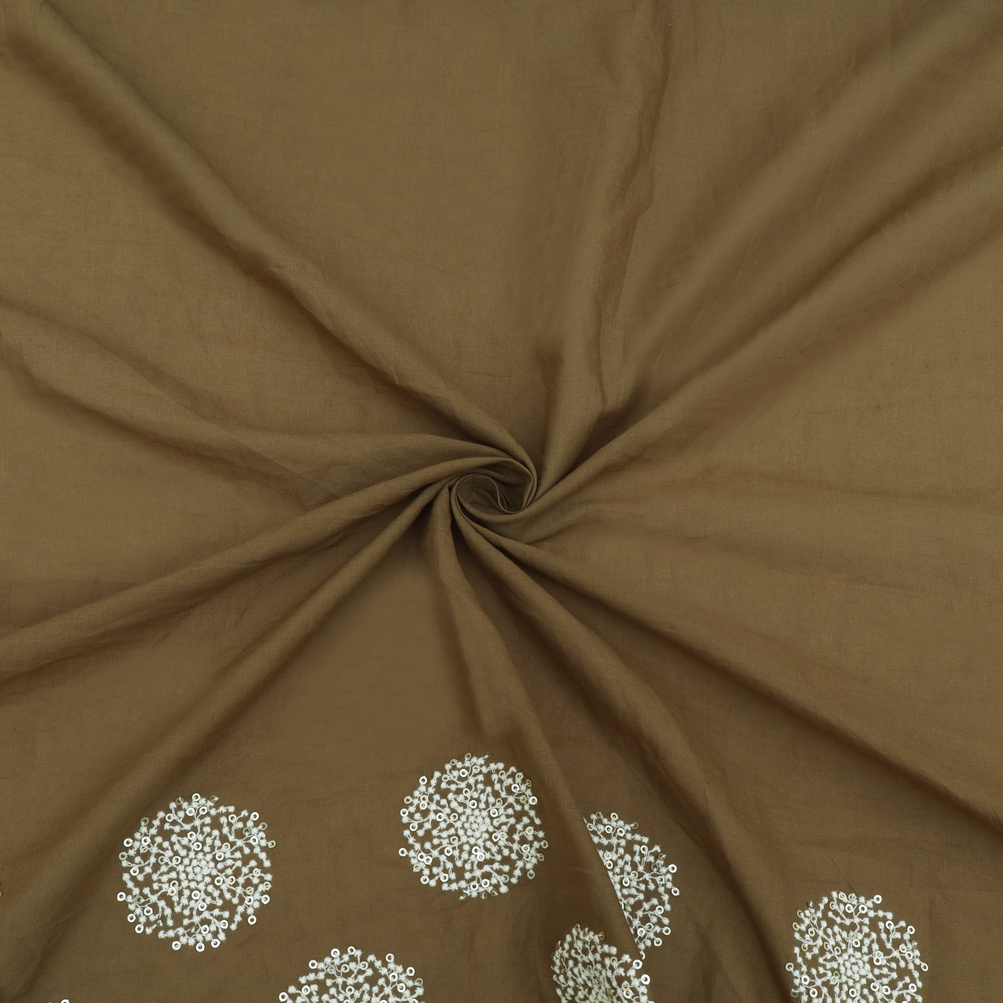 Cotton Border Embroidery Fabric