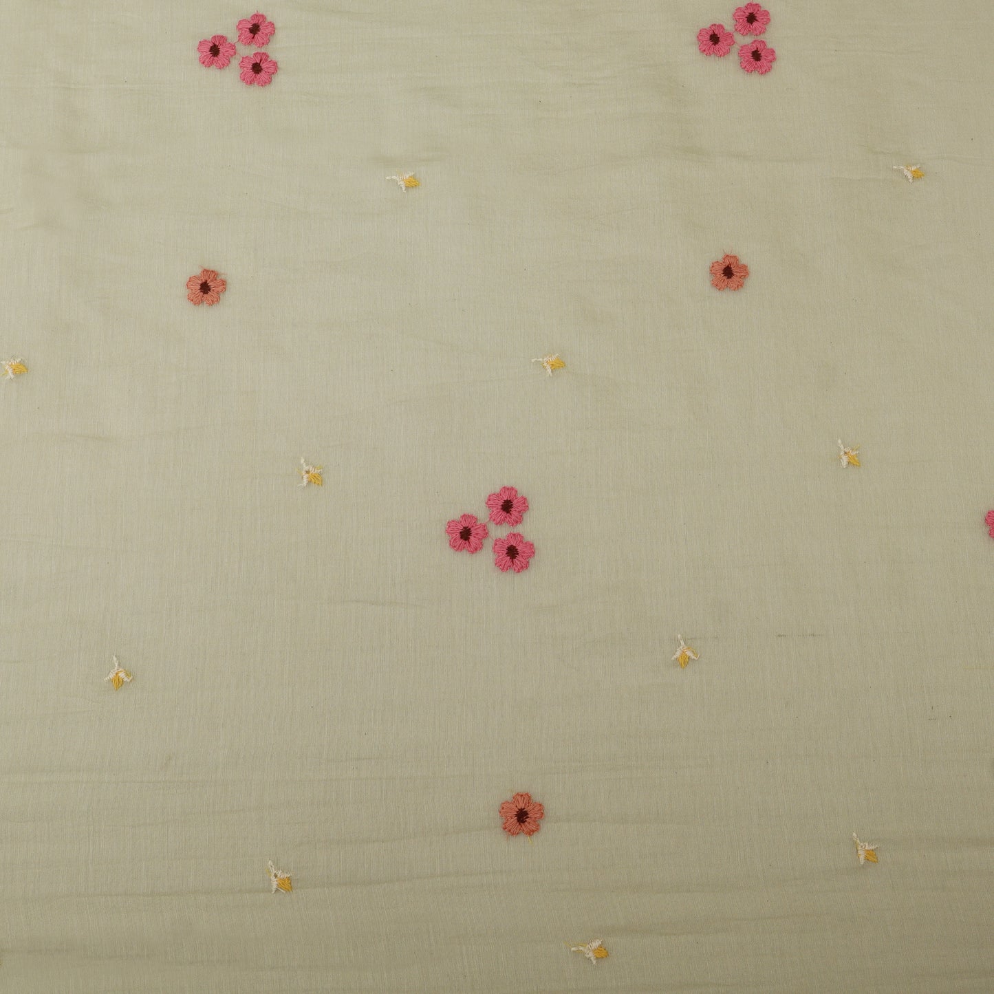 Chanderi Embroidery Fabric
