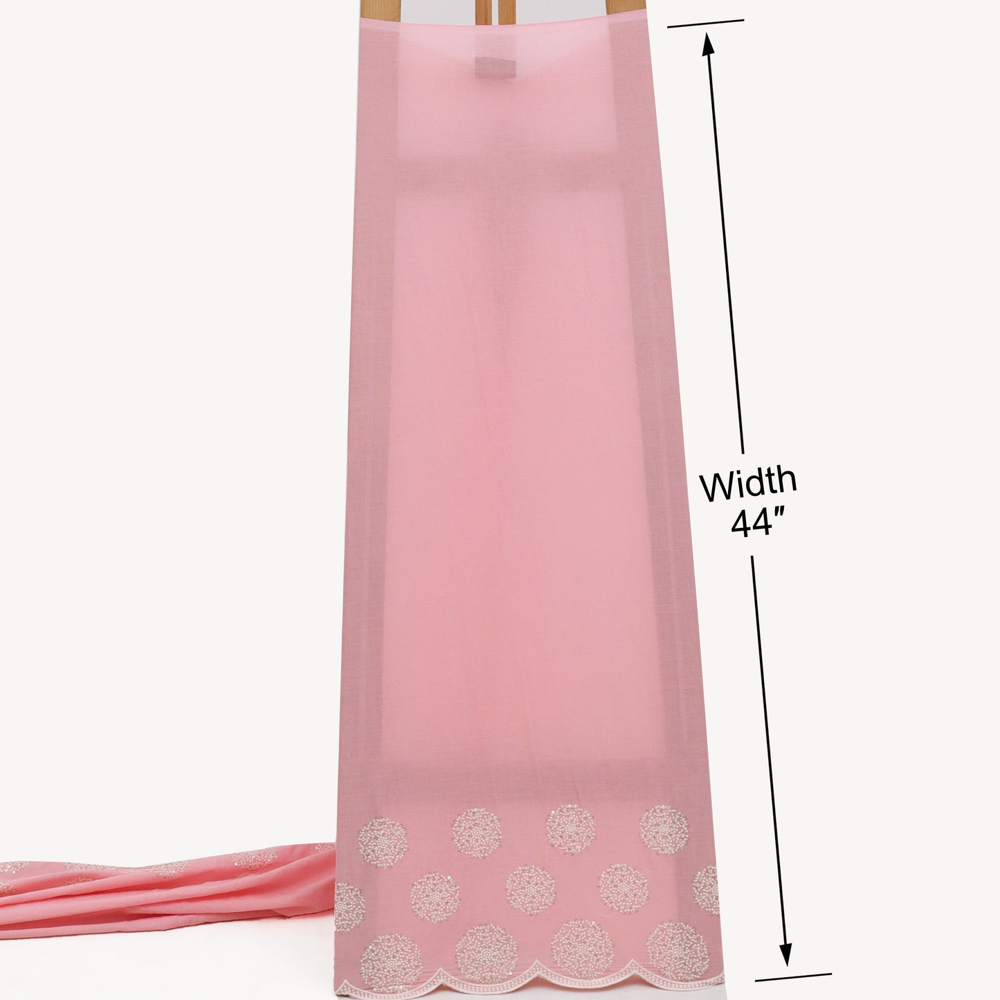 Cotton Border Embroidery Fabric