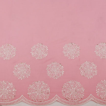 Cotton Border Embroidery Fabric