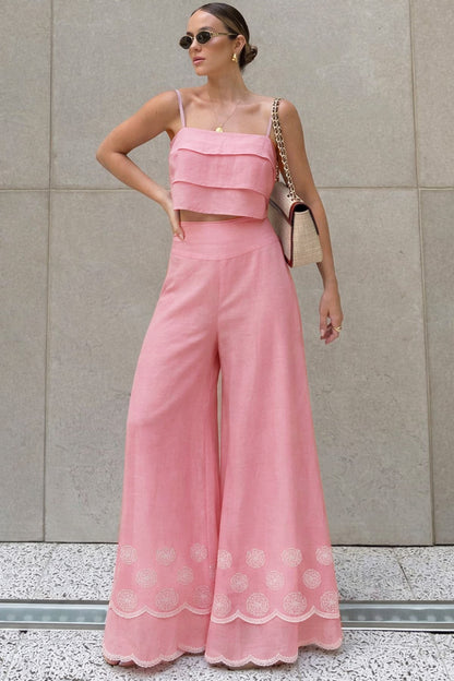 Cotton Border Embroidery Fabric