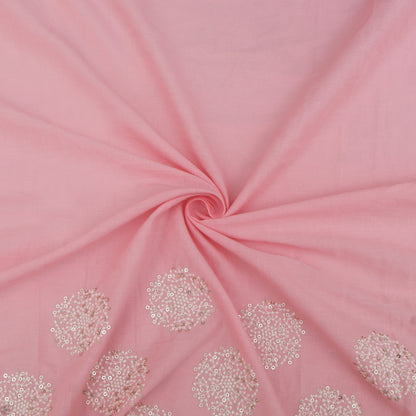 Cotton Border Embroidery Fabric