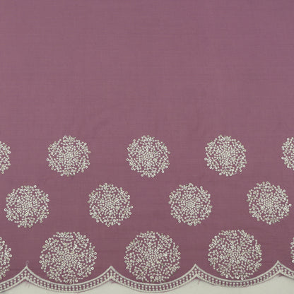 Cotton Border Embroidery Fabric