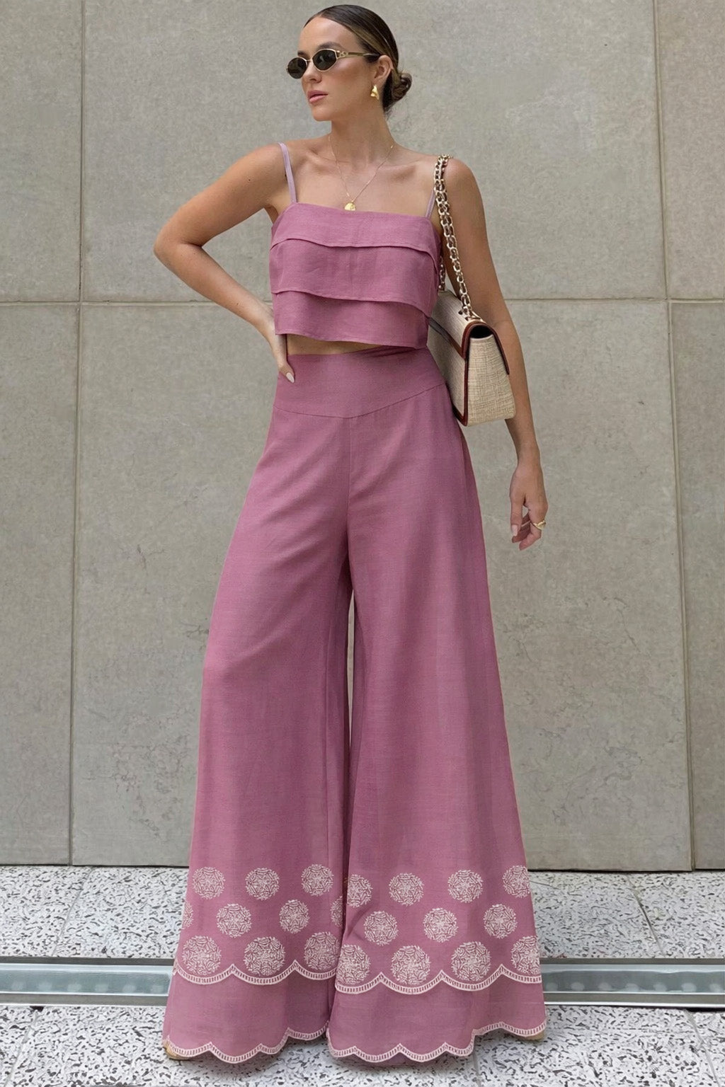 Cotton Border Embroidery Fabric