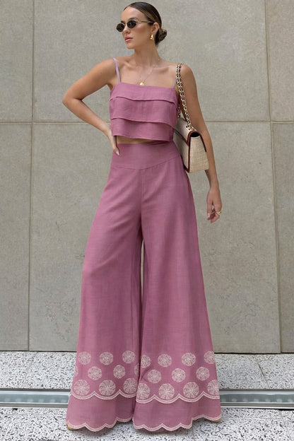 Cotton Border Embroidery Fabric