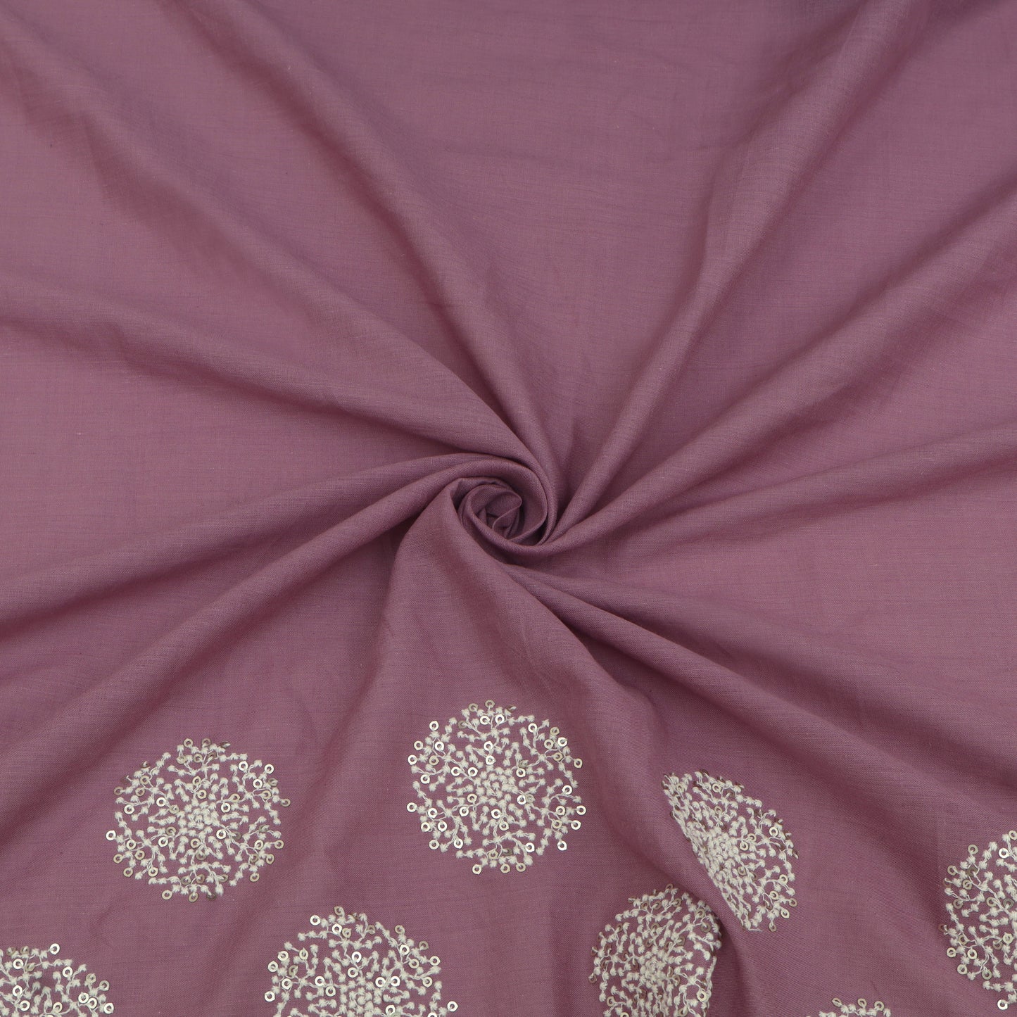 Cotton Border Embroidery Fabric