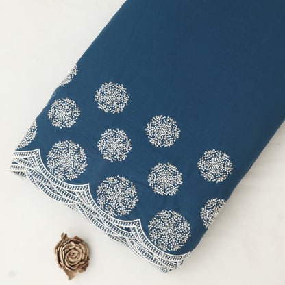 Cotton Border Embroidery Fabric