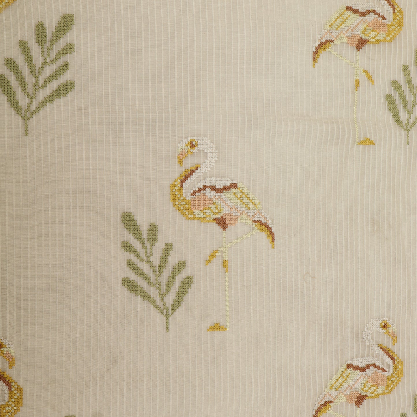 Mul Chanderi Embroidery Fabric