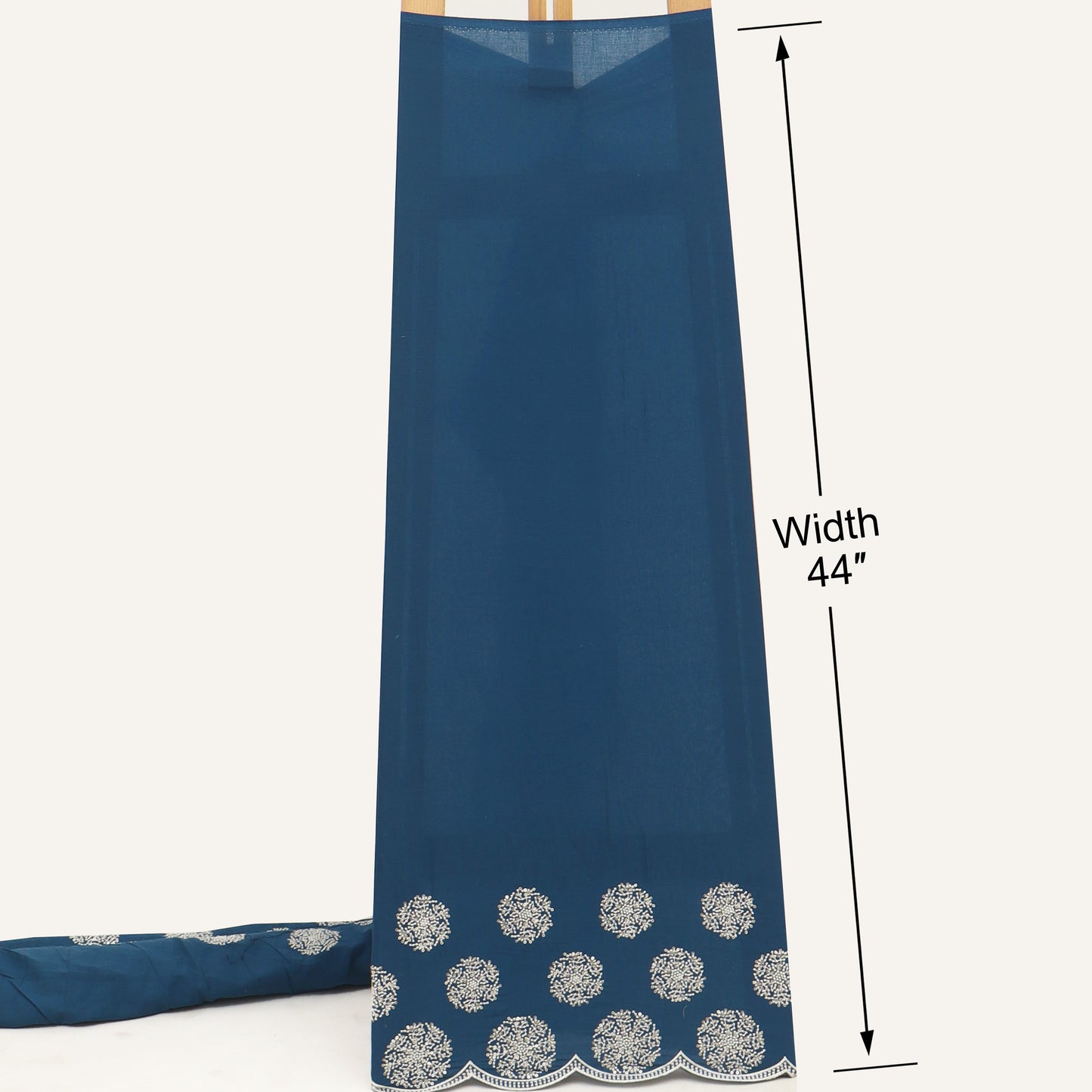 Cotton Border Embroidery Fabric