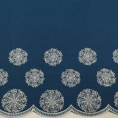 Cotton Border Embroidery Fabric