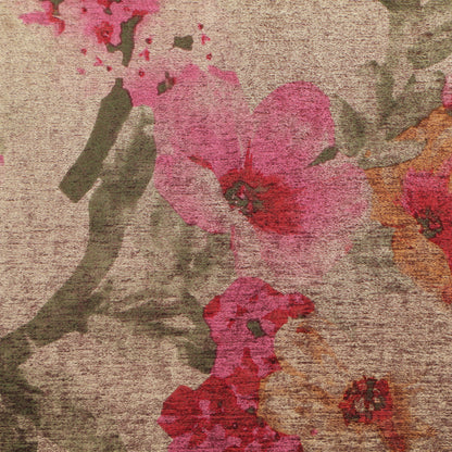 Multicolor Sandwash Print Fabric