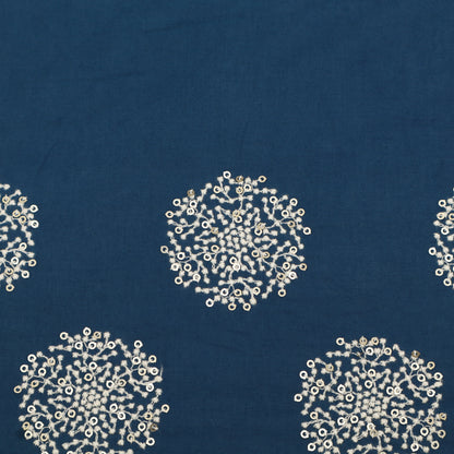 Cotton Border Embroidery Fabric