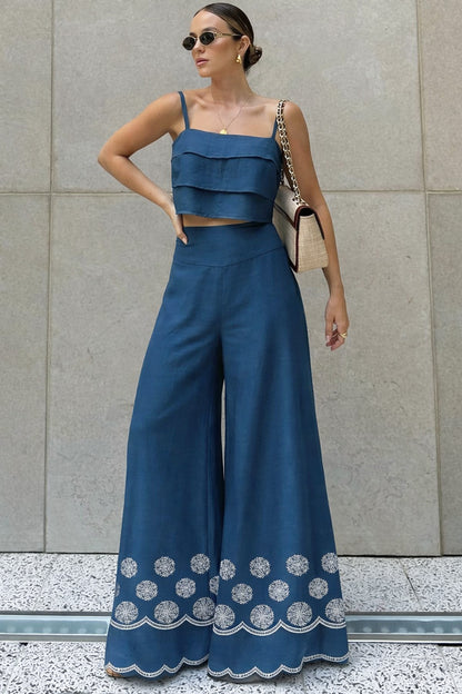 Cotton Border Embroidery Fabric