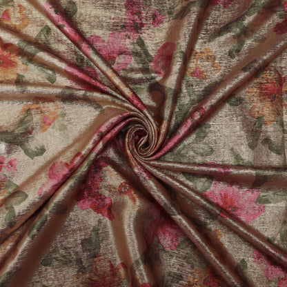 Multicolor Sandwash Print Fabric