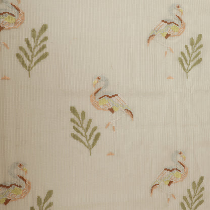 Mul Chanderi Embroidery Fabric