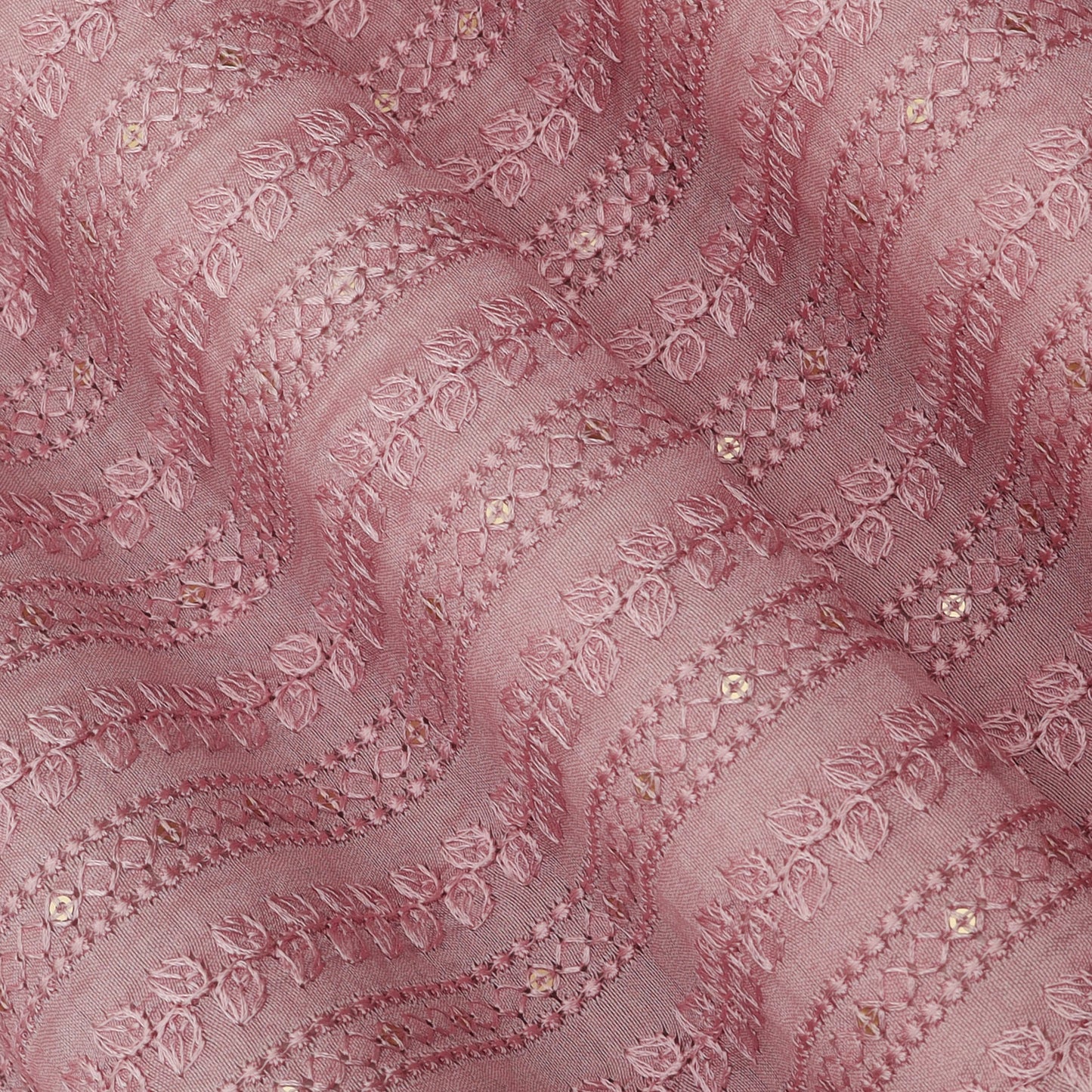 Chinia Silk Embroidery Fabric