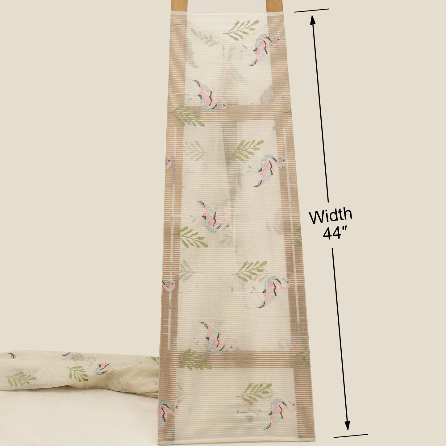 Mul Chanderi Embroidery Fabric