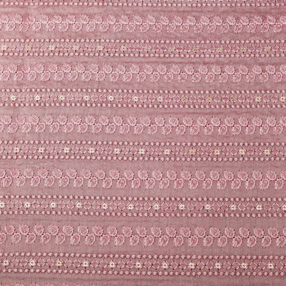 Chinia Silk Embroidery Fabric