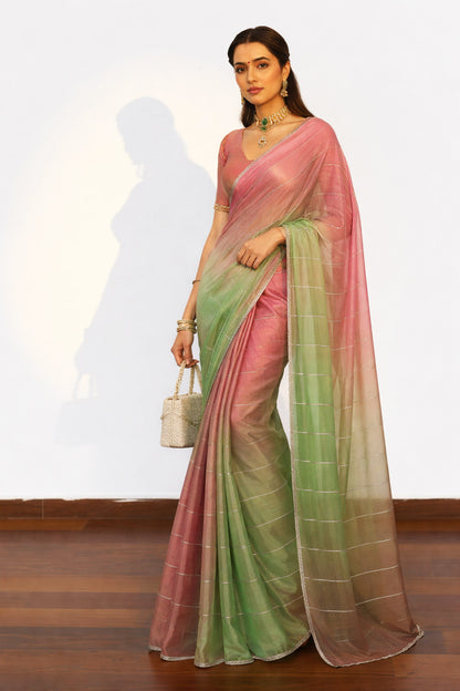 Chanderi Embroidery Fabric