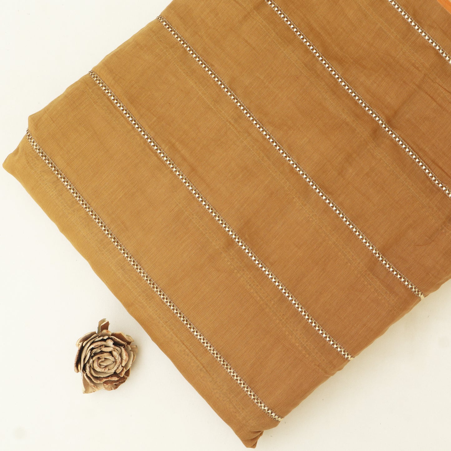 Chanderi Embroidery Fabric