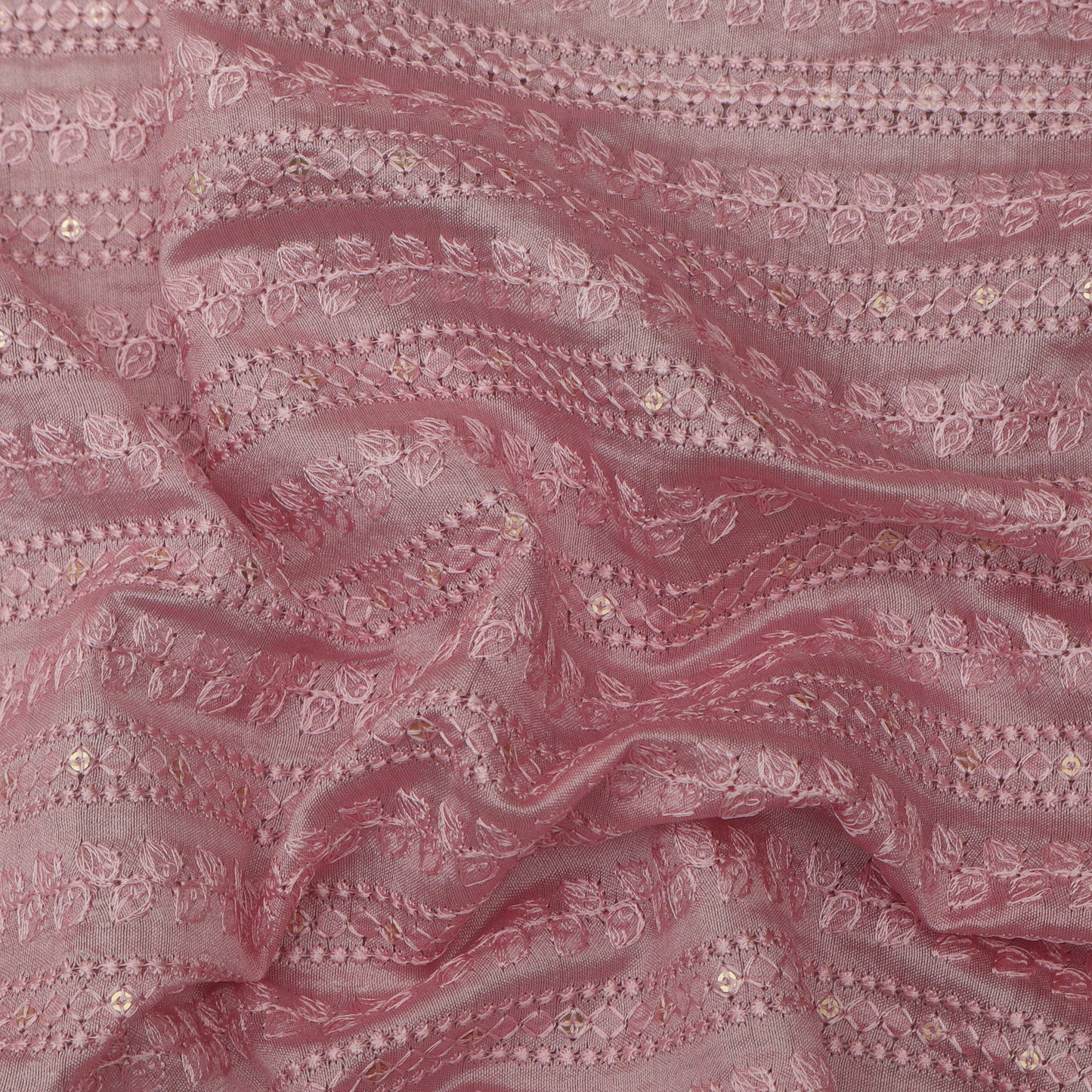 Chinia Silk Embroidery Fabric