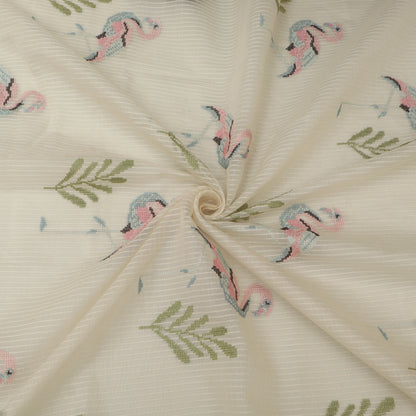 Mul Chanderi Embroidery Fabric